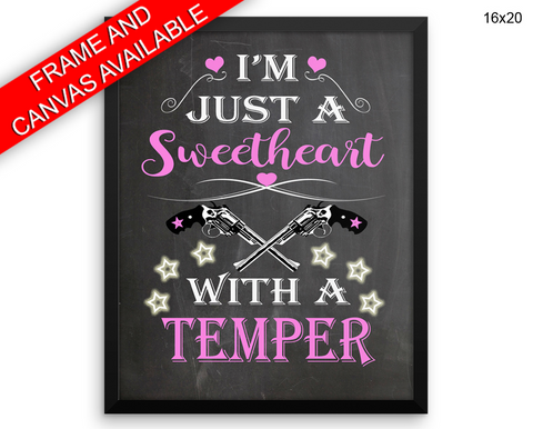 Sweetheart Print, Beautiful Wall Art with Frame and Canvas options available Office Decor